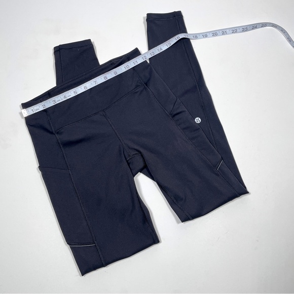 LULULEMON black leggings CA 35801 RN 106259 size 4 - Picture 9 of 11